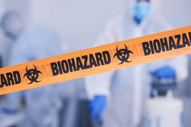 Professional Biohazard technician working in Alliance, NC